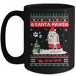 Santa Paws Shih Tzu Merry Christmas Dog Funny Xmas Mug