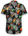 Proud Bartender Cocktails Tropical Leaves Hawaii Hawaiian Shirt