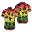 Marijuana Leaf Colorful Hawaiian Aloha Hawaii Hawaiian Shirt