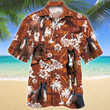 Clydesdale Horse Red Tribal Pattern Horse Lovers Hawaii Hawaiian Shirt