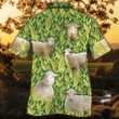 Adorable Sheep Lovers Corn Pattern Hawaii Hawaiian Shirt