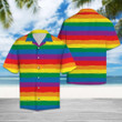 Art Rainbow Colorful LGBT Community Pride Month Hawaii Hawaiian Shirt