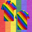 Diagonal Stripes Hawaiian Shirt LGBT Community Pride Month Hawaii Hawaiian Shirt