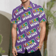 Pride Love Wins Rainbow Purple Hawaiian LGBT Community Pride Month Hawaii Hawaiian Shirt