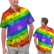 Custom Name Colorful Hawaiian Shirt LGBT Community Pride Month Hawaii Hawaiian Shirt