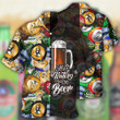 Save Water Drink Beer And Beer Cups Oktoberfest Celebration Beer Hawaii Hawaiian Shirt