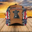 Independence Day Red Angus Cattle Ultra Maga American Flag Baseball Cap Classic Hat Men Woman Unisex