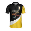 Golf My Secret Birdie Bogey Eagle Par Athletic Collared Men's Polo Shirts Short Sleeve
