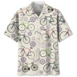 Colorful Bicycle Lovers With Bicycle Gears And Chain Hawaii Hawaiian Shirt