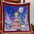 Merry Woofmas Y'all Havanese Christmas Cool Fleece Sherpa Throw Blanket
