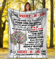 Colorful Tree Gift For Mother In Law I Appreciate All You Do Fleece Sherpa Throw Blanket