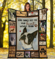 Life Is Better With A Boston Terrier Fleece Sherpa Throw Blanket