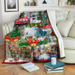 Best Gift For Winter Merry Christmas Fleece Sherpa Throw Blanket