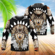 Native Wolf And Feather So Amazing - Hoodie