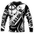 Sailor Black And White Style - Hoodie