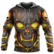 Skull And Fire Amazing - Hoodie