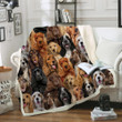You Will Have A Bunch Of English Cocker Spaniels Fleece Sherpa Throw Blanket