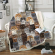 You Will Have A Bunch Of Scottish Fold Cats Fleece Sherpa Throw Blanket