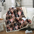 You Will Have A Bunch Of American Hairless Terriers Fleece Sherpa Throw Blanket