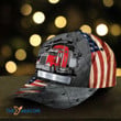 Personalized Truck USA Flag Metallic Pattern Gift For Truckers Baseball Cap Classic Hat Men Woman Unisex