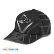 Excavator Black Metallic Pattern Gift For Who Loves Excavator Baseball Cap Classic Hat Men Woman Unisex