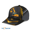 Excavator Yellow Grid Pattern Gift For Who Loves Excavator Baseball Cap Classic Hat Men Woman Unisex