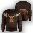 Moose - 3D All Over Printed Shirt