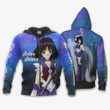 Sailor Saturn Hotaru Custom Anime Gift For Fan Hoodie Zip Sweatshirt Casual Hooded Jacket Coat