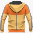Orange The Last Airbender Custom Anime Gift For Fan Hoodie Zip Sweatshirt Casual Hooded Jacket Coat