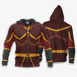 Avatar The Last Airbender Azula Custom Anime Gift For Fan Hoodie Zip Sweatshirt Casual Hooded Jacket Coat
