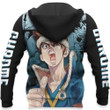 Dr Stone Chrome Custom Anime Gift For Fan Hoodie Zip Sweatshirt Casual Hooded Jacket Coat