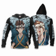 Dr Stone Chrome Custom Anime Gift For Fan Hoodie Zip Sweatshirt Casual Hooded Jacket Coat