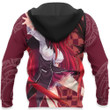 High School Custom Anime Gift For Fan Hoodie Zip Sweatshirt Casual Hooded Jacket Coat