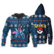Pokemon Greninja Custom Anime Gift For Fan Hoodie Zip Sweatshirt Casual Hooded Jacket Coat
