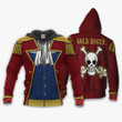 One Piece Gol D. Roger Custom Anime Gift For Fan Hoodie Zip Sweatshirt Casual Hooded Jacket Coat