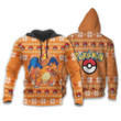 Pokemon Charizard Custom Anime Gift For Fan Hoodie Zip Sweatshirt Casual Hooded Jacket Coat