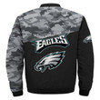 Philadelphia American Football Philly Eagles Super Bowl Camo Gift For Fan Team Bomber Jacket Outerwear Christmas Gift