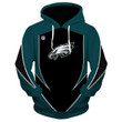 Great Gift Philadelphia American Football Philly Eagles Super Bowl Hoodie Zip Hoodie Sweatshirt Casual Hooded Jacket Coat