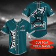 Personalized Philadelphia American Football Philly Eagles Super Bowl Custom Gift Ideas For Fans Name Baseball Jersey Shirt Jackson