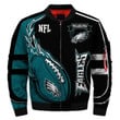Newest Design Men's Philadelphia American Football Philly Eagles Super Bowl Jacket Bomber Jacket Outerwear Christmas Gift