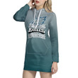 Gift For Fan Philadelphia American Football Philly Eagles Super Bowl Hoodie Dress Women's Long Sleeve Hooded Jumpers Casual Dress Gifts