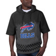 Buffalo American Football Team Bisons Bills Team Men's Pullover Coat Sweatshirt Hooded Short Sleeve Hoodie Pullover Coat