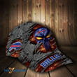 Personalized The Punisher Skull Metallic Pattern Buffalo American Football Team Bisons Bills Team Fan Team Baseball Cap Classic Hat Men Woman Unisex