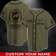 Buffalo American Football Team Bisons Bills Team Personalized Baseball Jersey Shirt Army Style