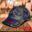 Personalized Rivet And Blue Pattern Est 1959 Buffalo American Football Team Bisons Bills Team Fan Team Baseball Cap Classic Hat Men Woman Unisex