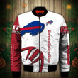 Buffalo Bill-LeVing Rugby Ball Gift For Fan Team Bomber Jacket Outerwear Christmas Gift