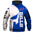 Buffalo American Football Team Bisons Bills Team Hoodie Zip Hoodie Sweatshirt Casual Hooded Jacket Coat