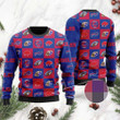 Buffalo American Football Team Bisons Bills Team Many Sign Gift For Fan Christmas Ugly Sweater