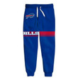 Blue with Red Stroke Men's Buffalo American Football Team Bisons Bills Team Printed 3D Gift For Christmas Chargers Sweatpants Jogging