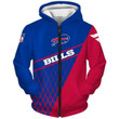 Buffalo American Football Team Bisons Bills Team Men's Gift Hoodie Zip Hoodie Sweatshirt Casual Hooded Jacket Coat